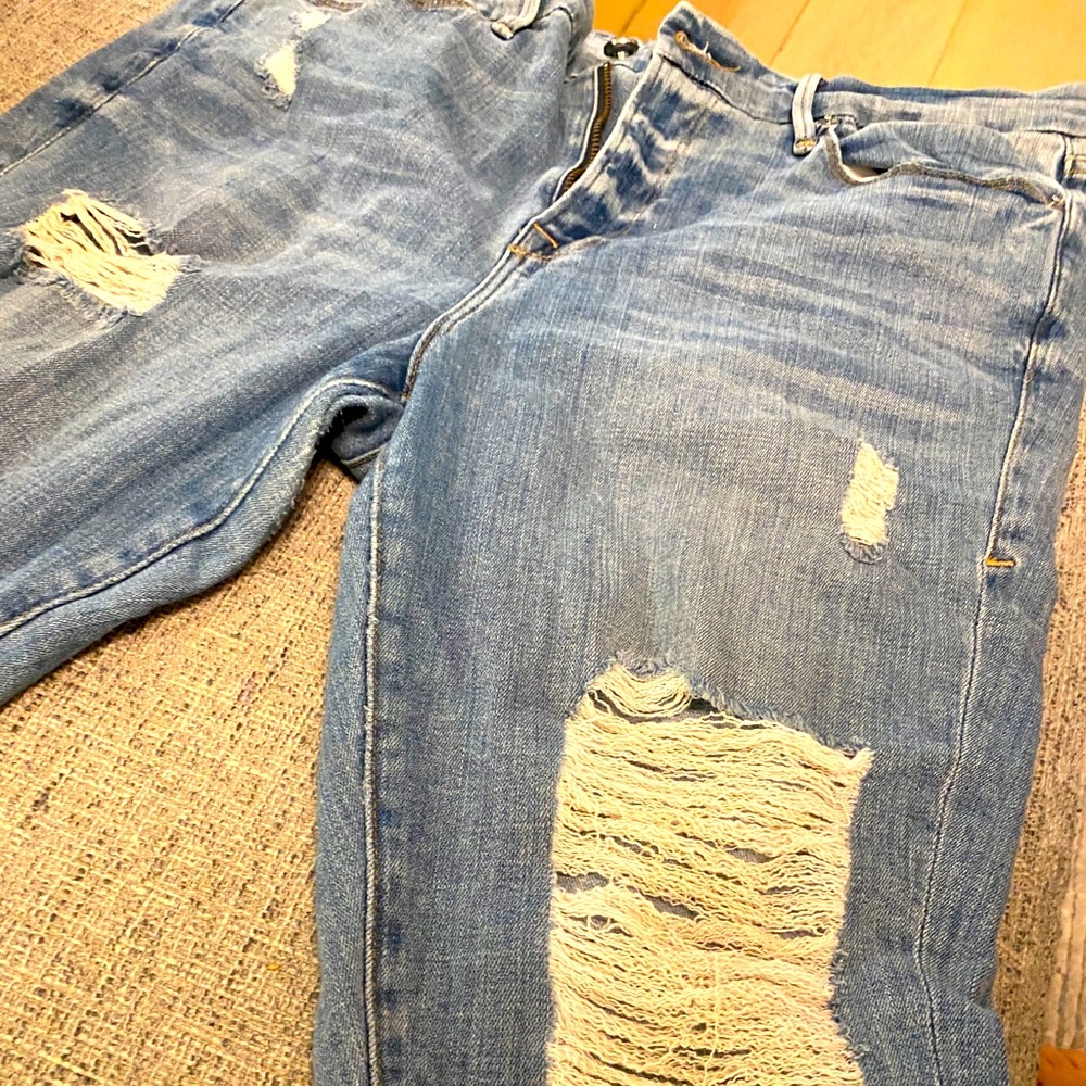 Good American Good Legs ripped jeans